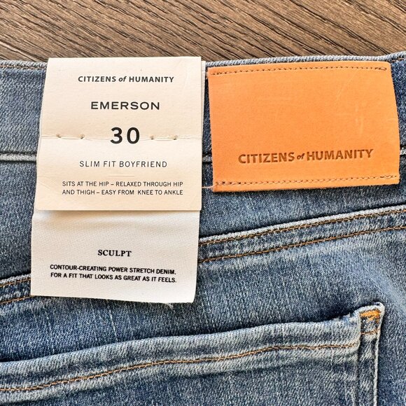 NWT Citizens of Humanity Emerson Slim Boyfriend Jeans - Picture 6 of 9